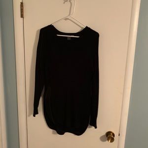 Black tunic sweater
